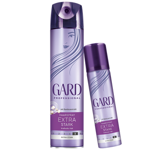 GARD Hairspray Extra Strong.