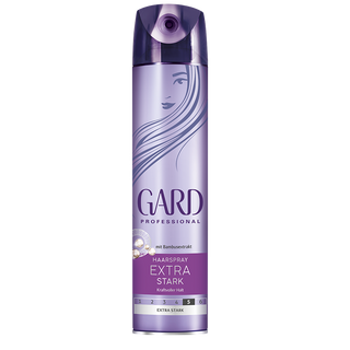 GARD Hairspray Extra Strong.